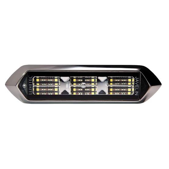 Lumitec Javelin 600X Underwater LED Light – RGBW Spectrum, Polished Bronze (101705)