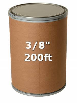 Grade 30 Proof Coil Hot Dip Galvanized Chain, 3/8" x 200' Drum