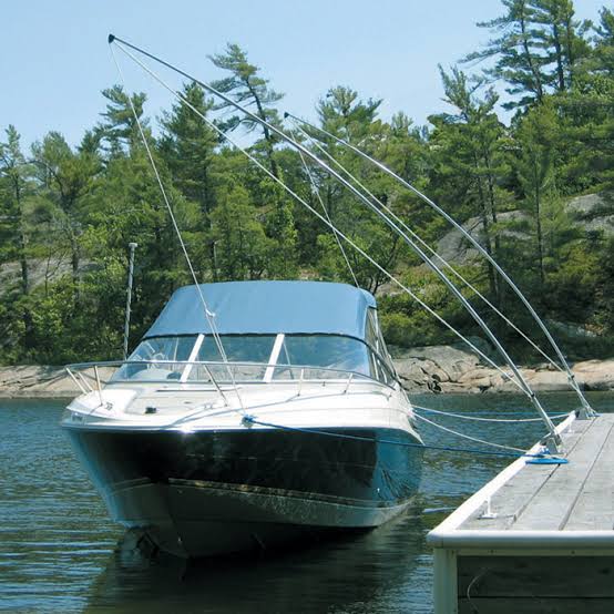 Dock Edge 3600F Premium Mooring Whips – Pair, Up to 33’ Boats
