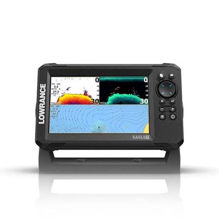 Lowrance Eagle 7 Fish Finder with SplitShot HD Transducer & C-MAP DISCOVER Charts (00016227001)