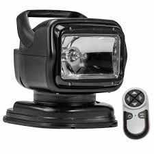 Golight RadioRay Halogen Searchlight — Gray, Magnetic Shoe Mount