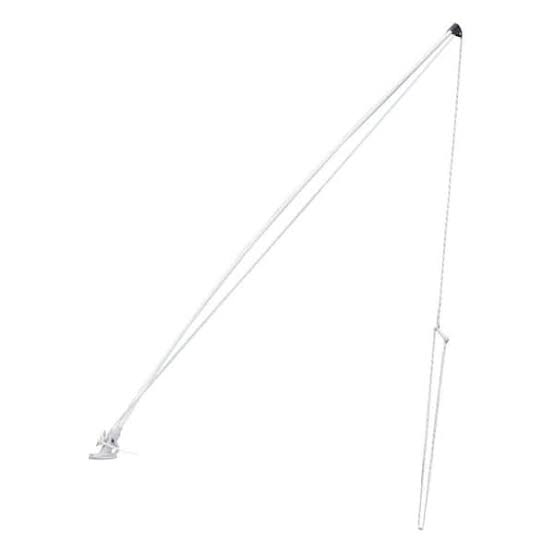 Dock Edge 3120F Howell Mooring Whips – Pair with Cast Aluminum Bases & Roller Tips