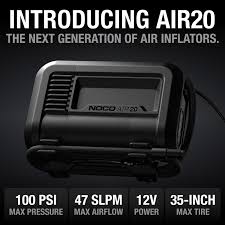 NOCO AIR20 Portable Air Compressor, 20A 100PSI
