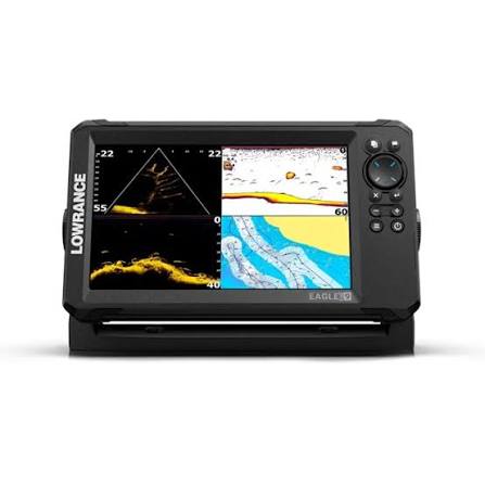 Lowrance Eagle 9 Fish Finder — TripleShot HD with C-MAP US Inland Charts