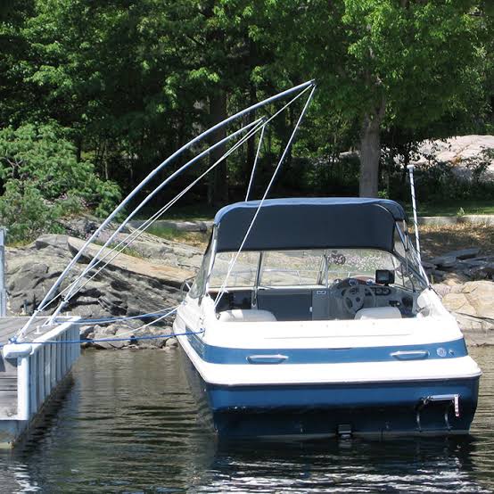 Dock Edge 3400F Premium Mooring Whips – Pair, Up to 33’ Boats