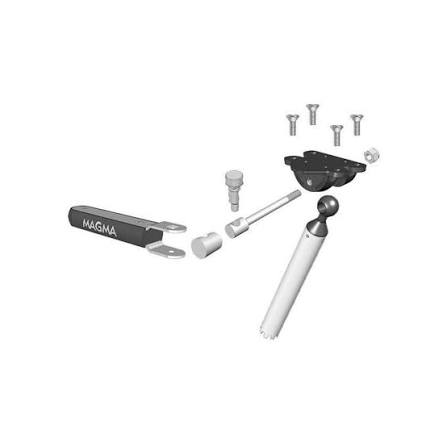 Magma T10-355 LeveLock All-Angle Rod Holder HD Mount for Rectangular Grills & Filet Tables