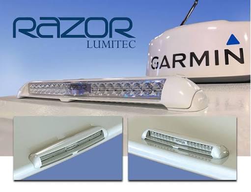 Lumitec Razor Flush Mount LED Light Bar – Dimming Spotlight, White, 10,000 Lumen