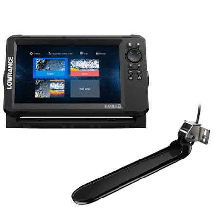 Lowrance Eagle 9 Fish Finder — TripleShot HD with C-MAP US Inland Charts