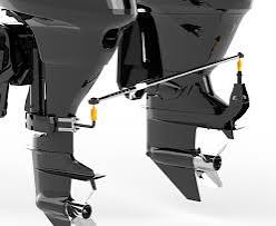 EZ Steer Universal Auxiliary Outboard Steering Kit – 27–28" C-C, 7" Offset (EZUKIT710004)
