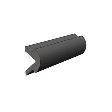 TACO Flexible Vinyl Rub Rail Insert – 50 ft., Black (V124155BKA501)