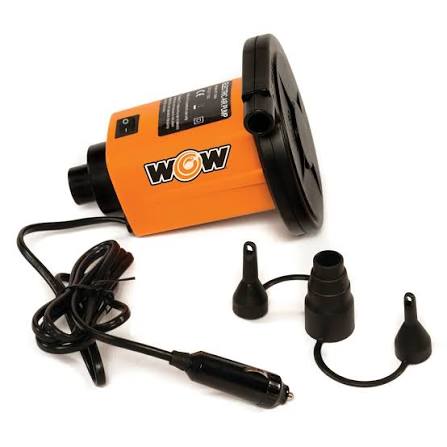 WOW 12V DC Air Pump with 3 Universal Valve Adapters
