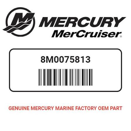 Mercury MerCruiser OEM Plate | 8M0075813