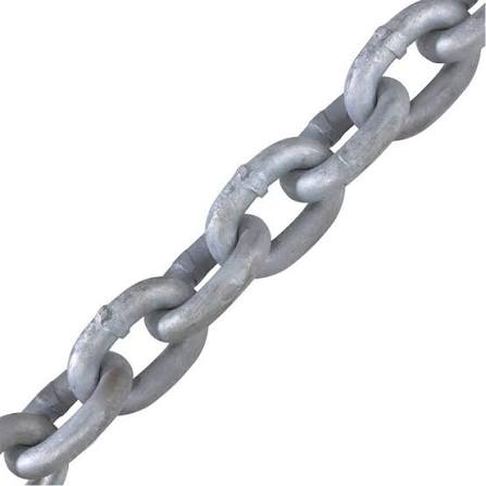 Grade 30 Proof Coil Hot Dip Galvanized Chain, 1/2" x 100' Drum