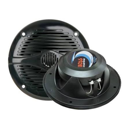 Boss Audio MR50B 5.25" 2-Way Marine Speakers — Black, 1 Pair