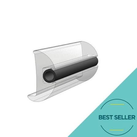 TACO Marine Flexible Vinyl Rub Rail Insert – 50 ft., Black (V120003BKA501)