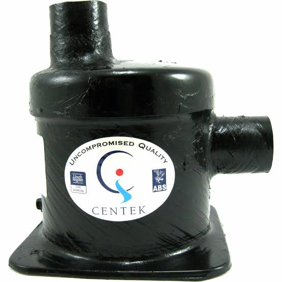 Centek Marine — Vernalift Side In, Top Out Wet Exhaust Muffler — 383-1500025