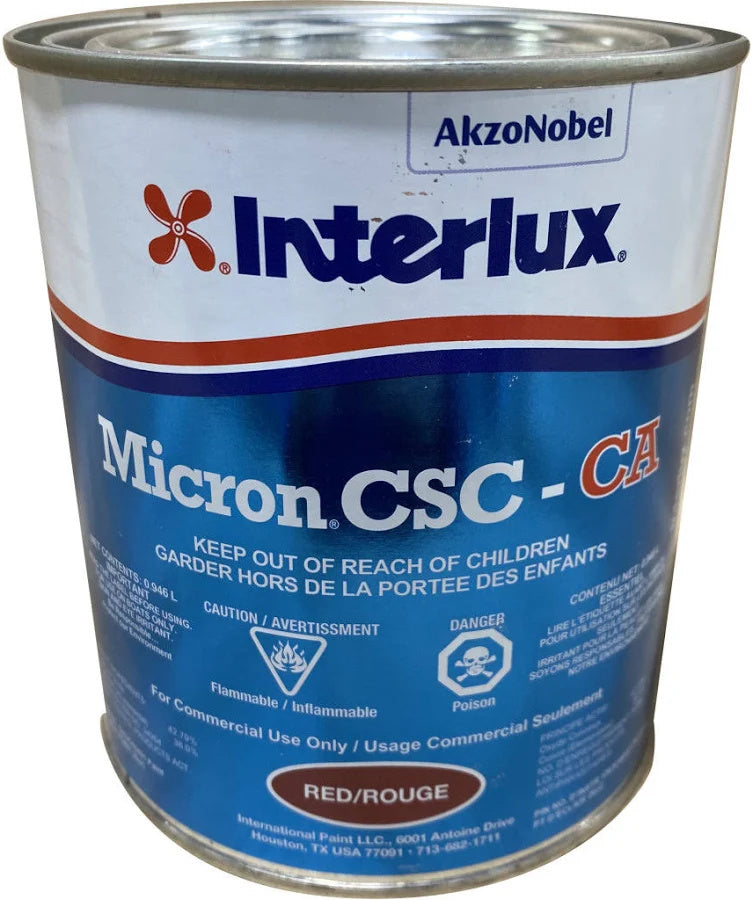 Interlux  Micron CSC Antifouling Paint – Red, Gallon (INT-YBM002-GAL)