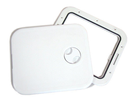INDUSTRIAL Access Hatch - 316x360mm (12-7/16" x 14-3/16") - Detachable Cover - White
