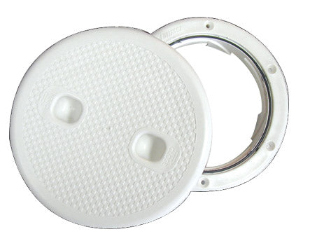 INDUSTRIAL Inspection Hatch - 100mm (4") Internal Diameter - Detachable Cover - White