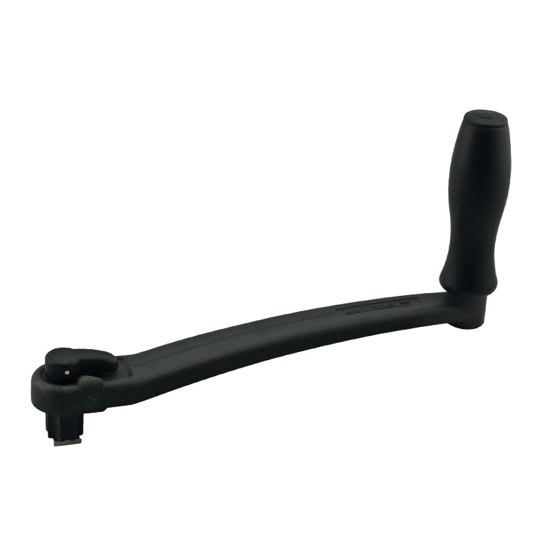 Lofrans' Winch Handle, Anodised Aluminium, with lock, 7-7/8''(20cm), Black