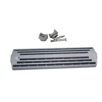 Boarding Ladder Step with Fittings - Ø22mm (55/64") Tube - 7.1" (18cm) - Grey
