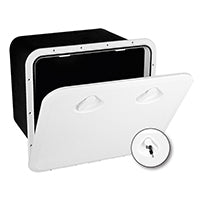 Top Line Storage Hatch with Lock - White 18-7/64" x 20-43/64" (460 x 525 mm)