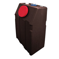 ZEFIRO Waste Water Tank - 40L (10.6 Gal) - Vertical - HDPE - Gravity Discharge - Marine Holding Tank