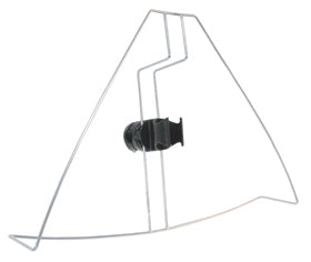 LALIZAS Stainless Steel Horseshoe Lifebuoy Bracket with Light Base
