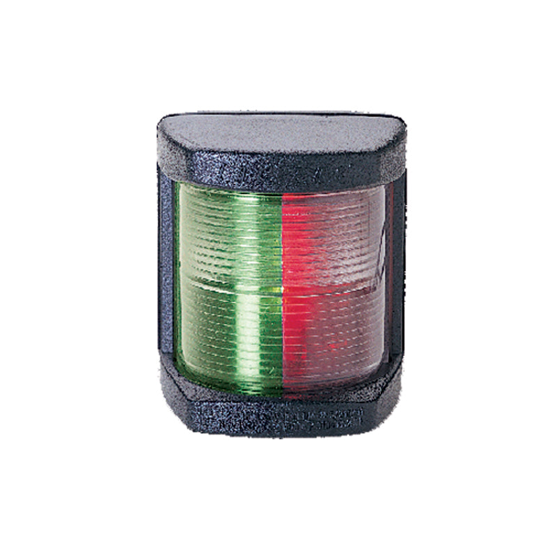 CLASSIC 12 Bi-Colour Light - Red/Green - Black Housing - LED - for Vessels Under 12m