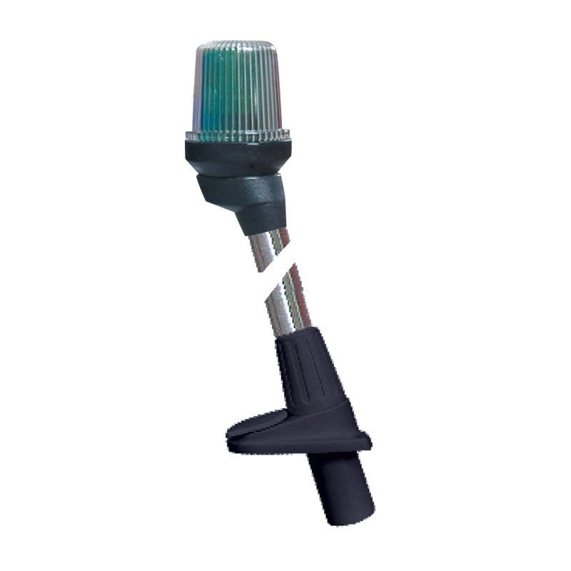 Pole Light - Tri-Colour - Plug-In - 2-1/8" (54cm) - Black Housing - Stainless Steel 316 - LED