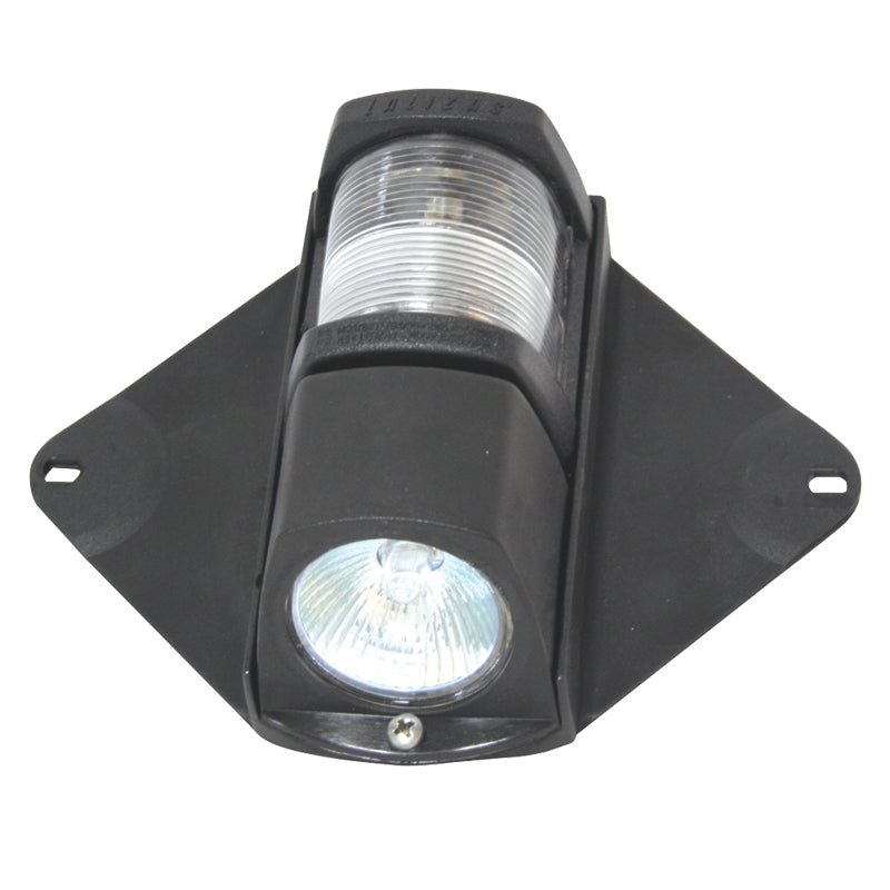 CLASSIC 12 Masthead & Deck Light - 225° - Black Housing - LED - 20W Deck Light - for Vessels Under 12m