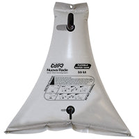 Flexible Water Tank - 44-7/8" x 8-17/64" x 45-43/64" (114x21x116cm) - 26.41gal (100L) - Grey - with Fittings