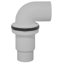 Non-Return Valve - 3/4" to 1" Inlet - 1-1/4" to 1-1/2" Outlet - 90° Elbow - Quick Release Clip