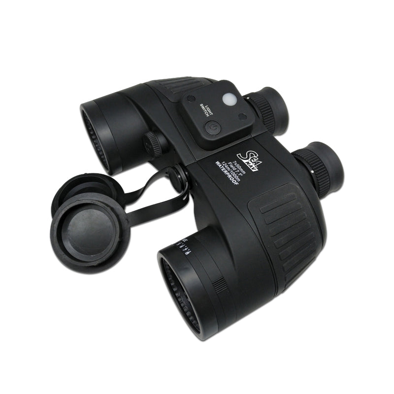 SEA NAV Marine Binoculars - 7x50 - Individual Focus - with Compass - Waterproof & Floating