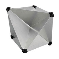 Radar Reflector R.O.R.C. - 16" Folding - 11-13/16" x 11-13/16" x 16-11/32" (300x300x415mm)