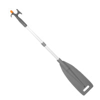 Telescopic Paddle with Double Hook - Ø1-3/16" (30mm) - 40-15/16" to 51-3/16" (104-130cm) - Grey