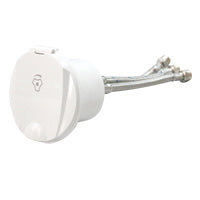 Marine Sink Case with Mixer Tap - 3-Hose Connection with Lid - White