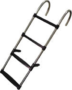 Marine Boarding Ladder 4-Step - Stainless Steel 316 - 44.5" x 13.8" (1130 x 350mm)
