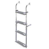 Foldable Ladder, 1+2 steps, Inox 316, 90⁰, L.25-38/64xW12-51/64''(L650xW325mm)