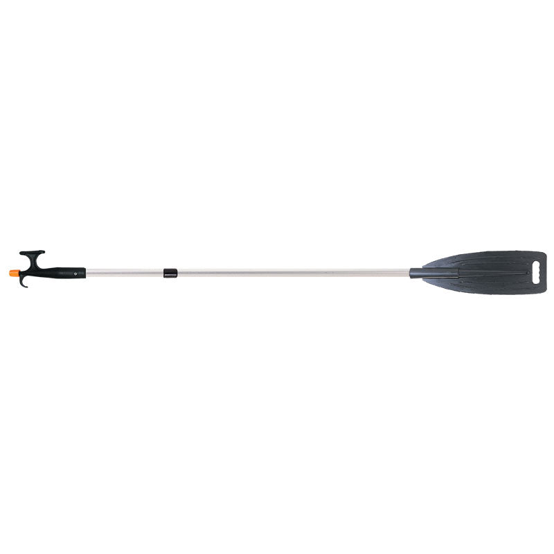 Telescopic Boat Hook Paddle - Black Aluminum, 61-27/64" to 88-37/64" (156-225cm)