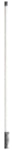 LALIZAS Boat Hook Pole - Aluminum - 51.2" (130cm) - 1" (25mm) Diameter - Fixed Length