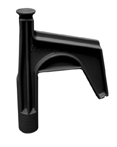 LALIZAS Boat Hook Head - Black Nylon - 7/8" (22mm) Thread - Reinforced - Wide Opening