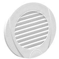 LALIZAS Ventilation Shaft Grille Cover - 4" (102mm) - White - Polypropylene - Fuel Resistant