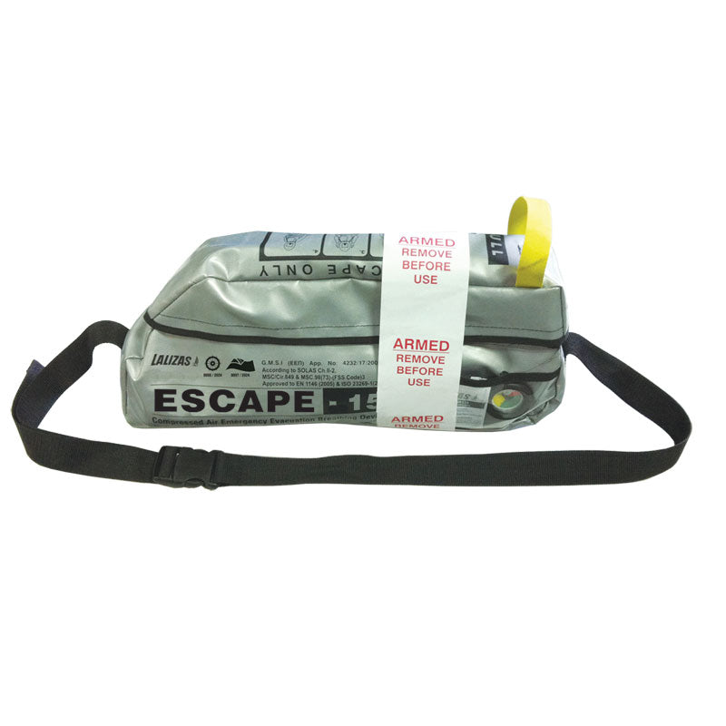 LALIZAS Emergency Escape Breathing Device (EEBD) ESCAPE-15 - SOLAS/MED Approved - 15 Minutes