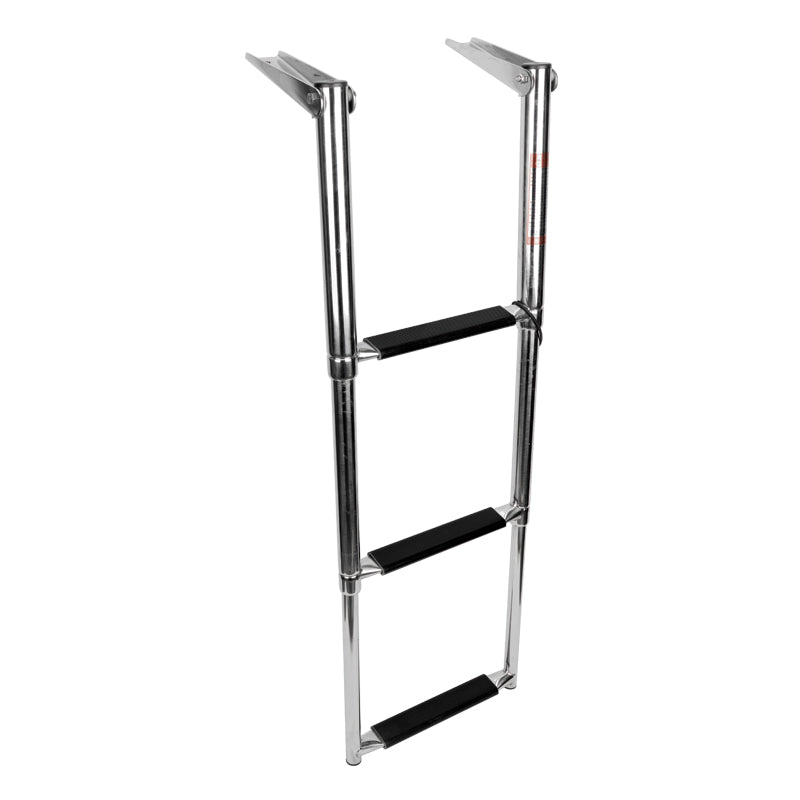 LALIZAS Telescopic Ladder 3 Steps Stainless Steel 316 - 34" x 13" (860 x 330mm)