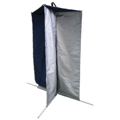 LALIZAS Hatch Ventilating System 4D Windtrap - 22" x 22" x 50" (550 x 550 x 1260 mm) Silver/Blue