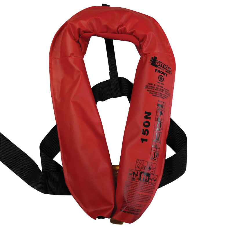 LALIZAS LAMDA Auto 150N Lifejacket | SOLAS/MED-MER | Zipper | 711071