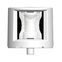 FOS LED 12 Stern Light 135° Deck Mounted White Housing 12-15V - White LED 2nm