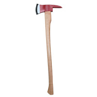 LALIZAS Fireman Axe with Long Wooden Handle 90cm - High Carbon Steel