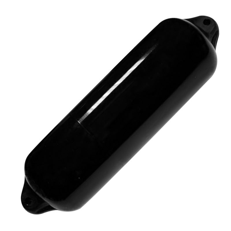 OCEAN Heavy Duty Fender H8 - 22cm x 104cm (8.7" x 41") - Black - Reinforced Marine Fender